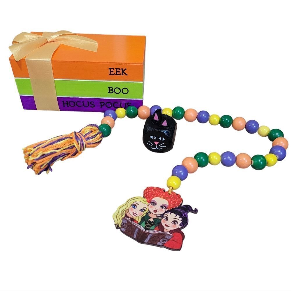 Sanderson sister/ hocus pocus halloween tiered tray decor